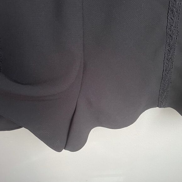 ZARA Black V-Neck Crepe play suit romper - Picture 14 of 15